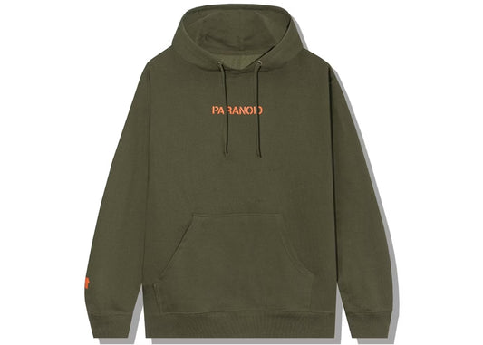 Anti Social Social Club x Undefeated "Paranoid Olive" Hoodie