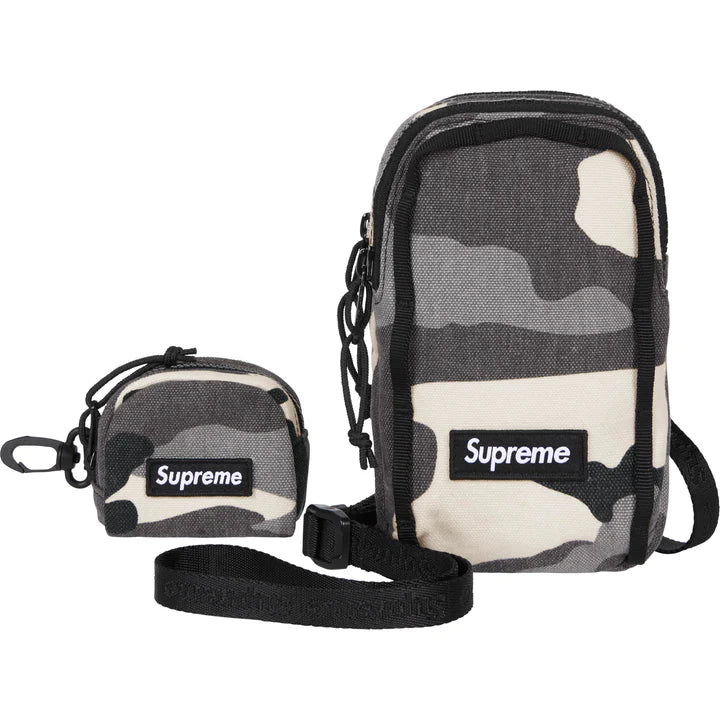 Supreme "Camera & Mini Pouch 2025" Grey Camo Bag
