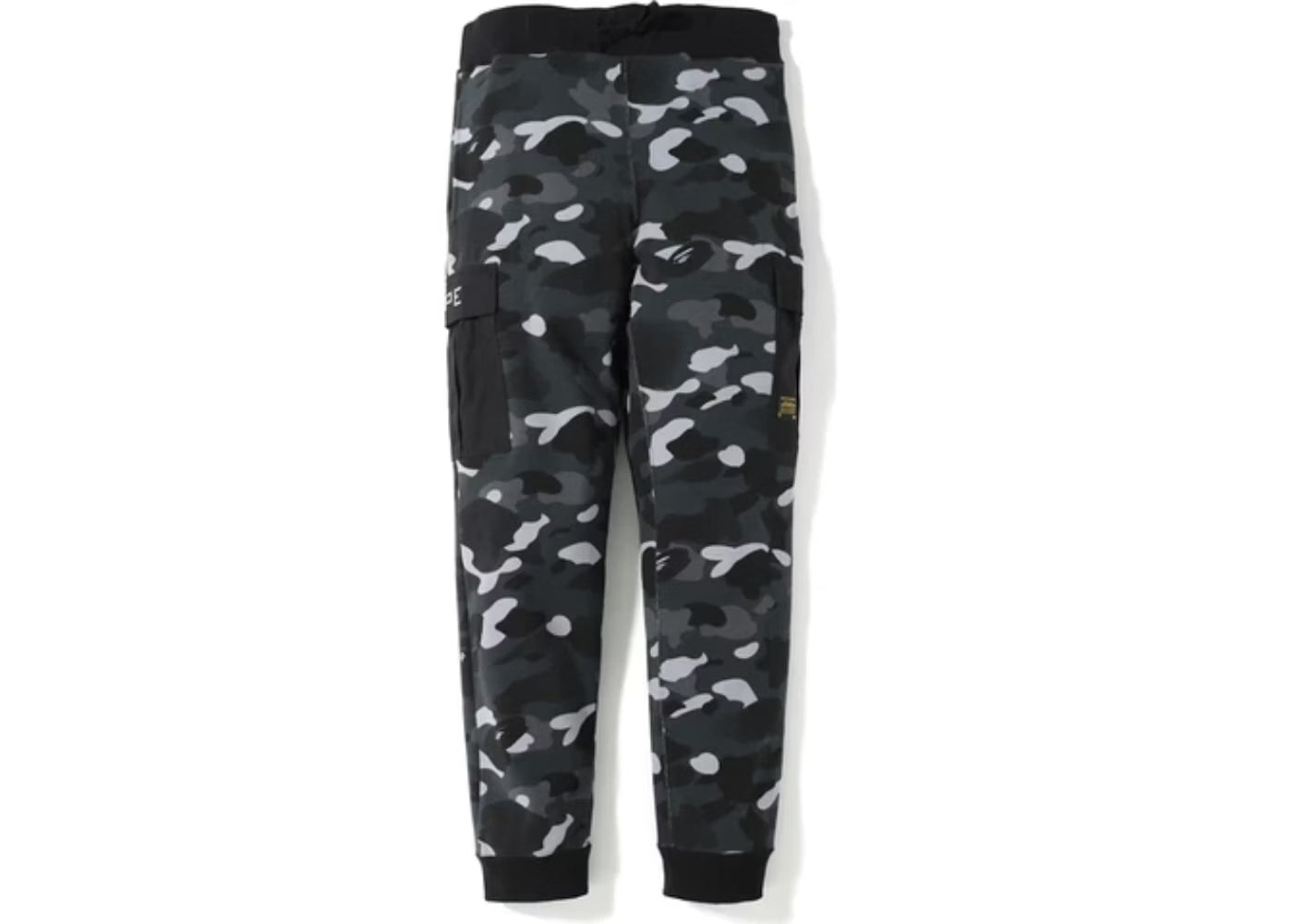 BAPE Gradation "Camo Military" Slim Sweat Black Pants