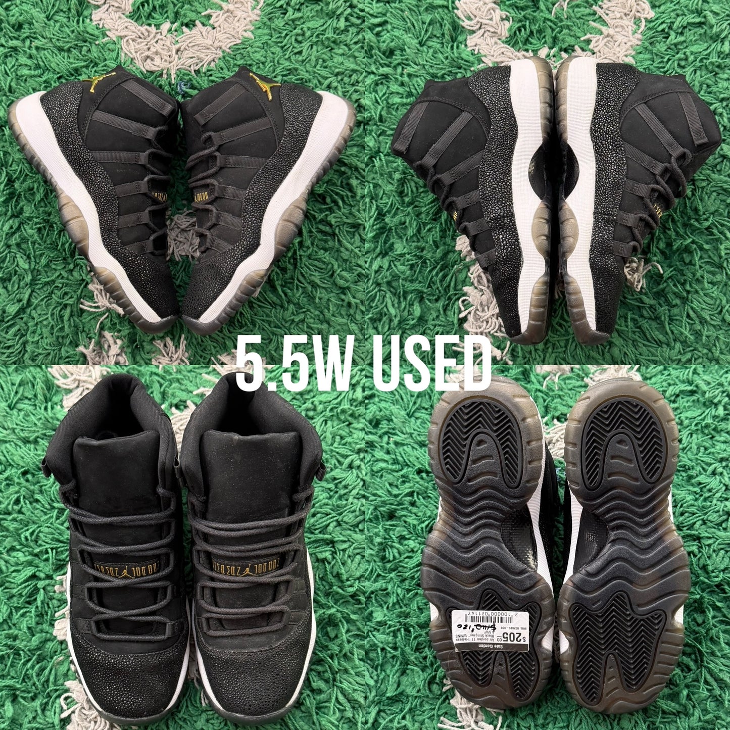 Air Jordan 11 Retro “Heiress Black Stingray” WMNS USED
