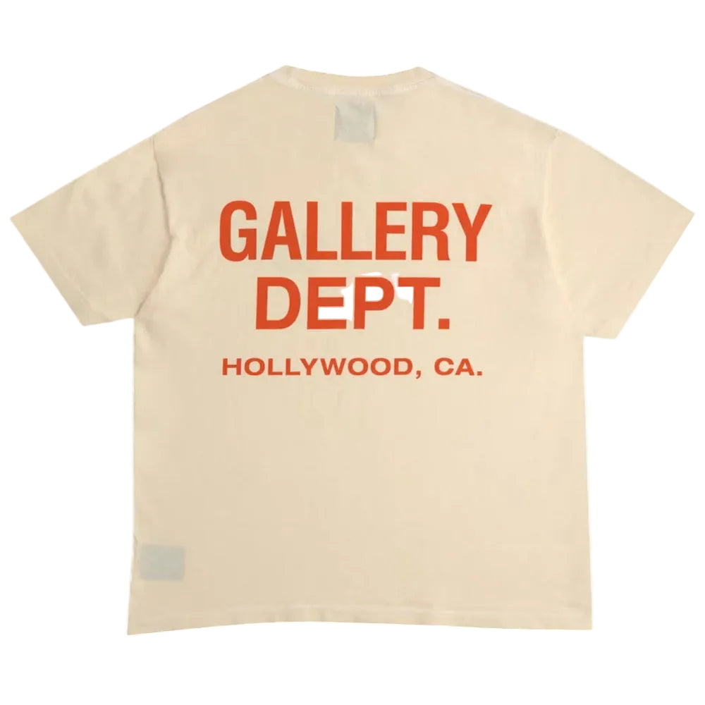 Gallery Dept. 'Souvenir' Cream/Orange Tee