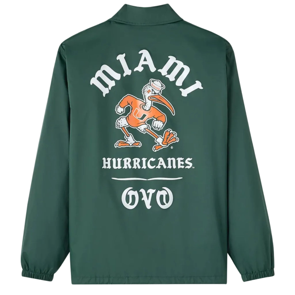 OVO 'University of Miami' Coaches Green Jacket