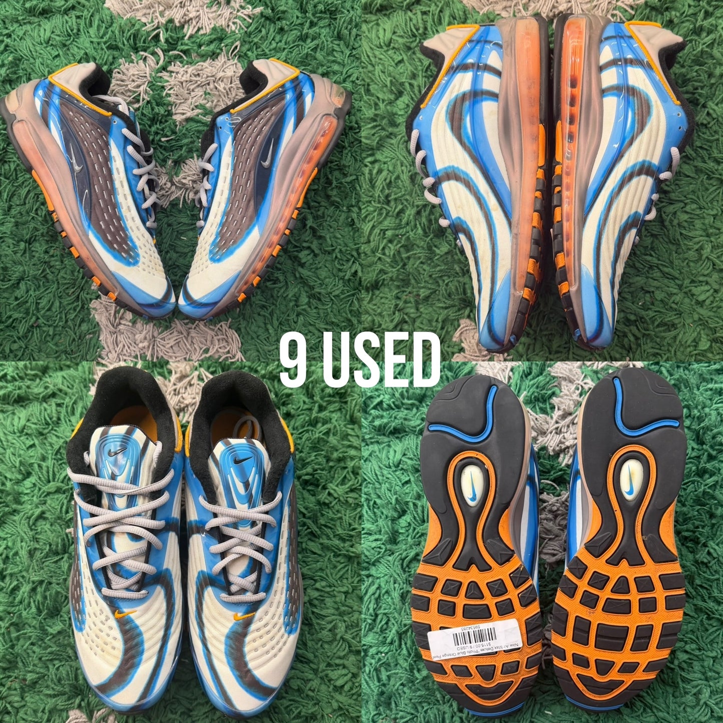 Nike Air Max Deluxe "Photo Blue Orange Peel" USED