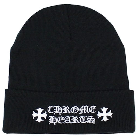Chrome Hearts "Logo" Black Beanie