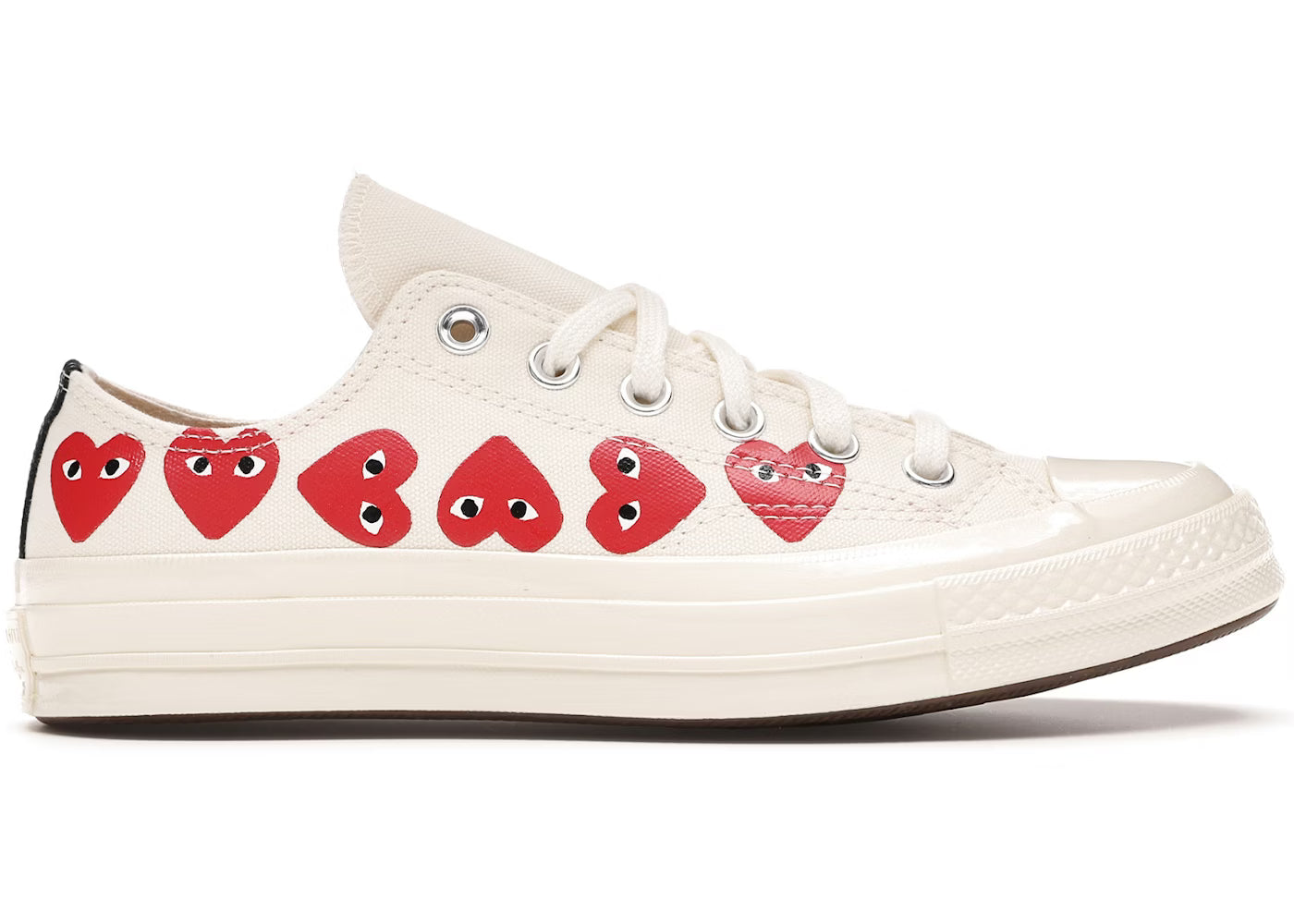 Converse Chuck Taylor All Star 70 Ox Comme des Garcons "PLAY Multi-Heart" White
