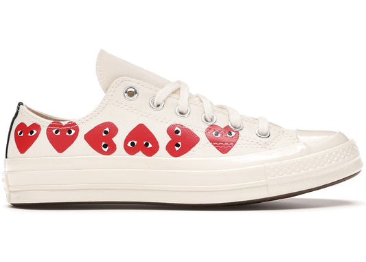 Converse Chuck Taylor All Star 70 Ox Comme des Garcons "PLAY Multi-Heart" White