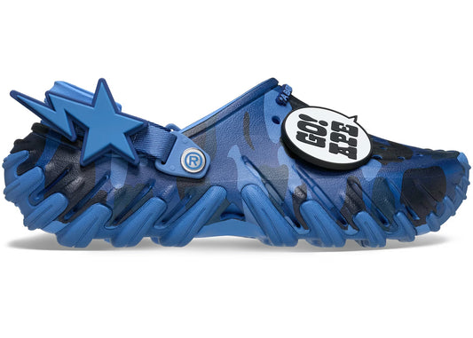 Bape x Crocs  'Powder Blue Camo' Echo RO Clog