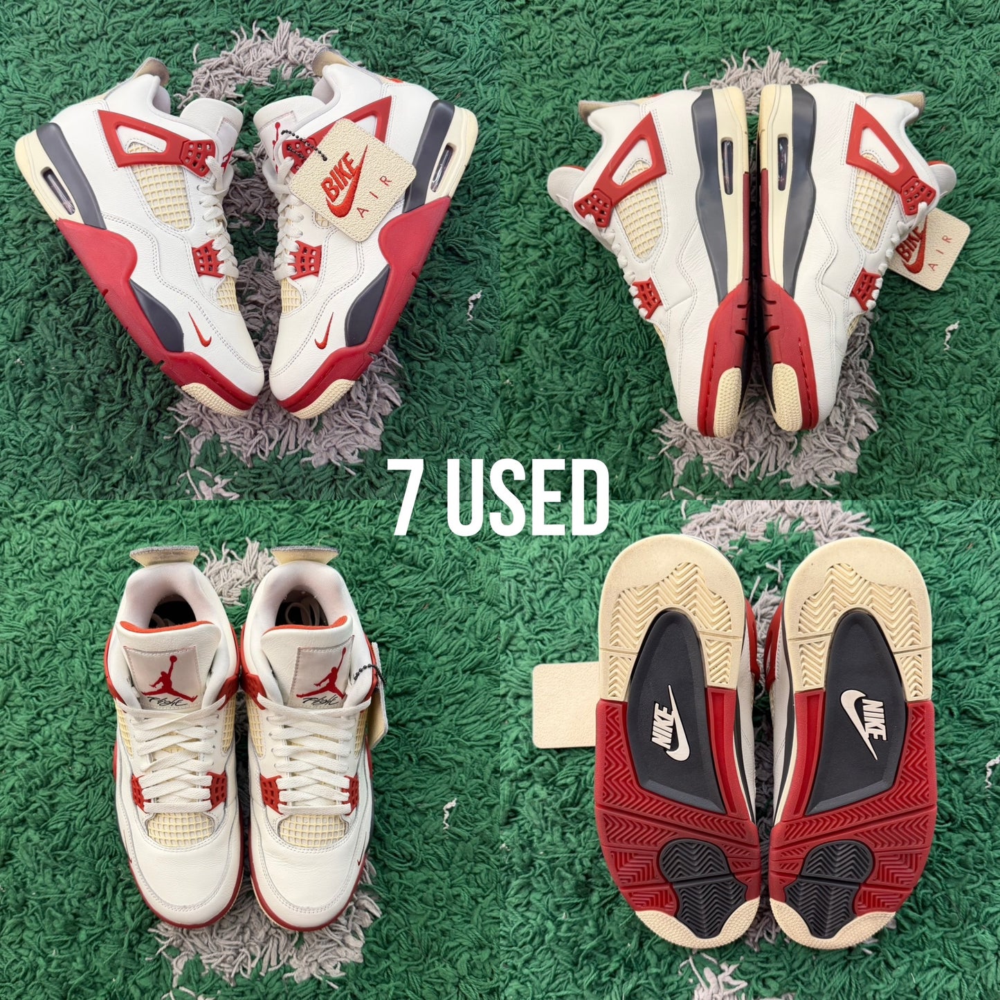 Air Jordan 4 Retro OG x Nigel Sylvester "Brick After Brick" USED
