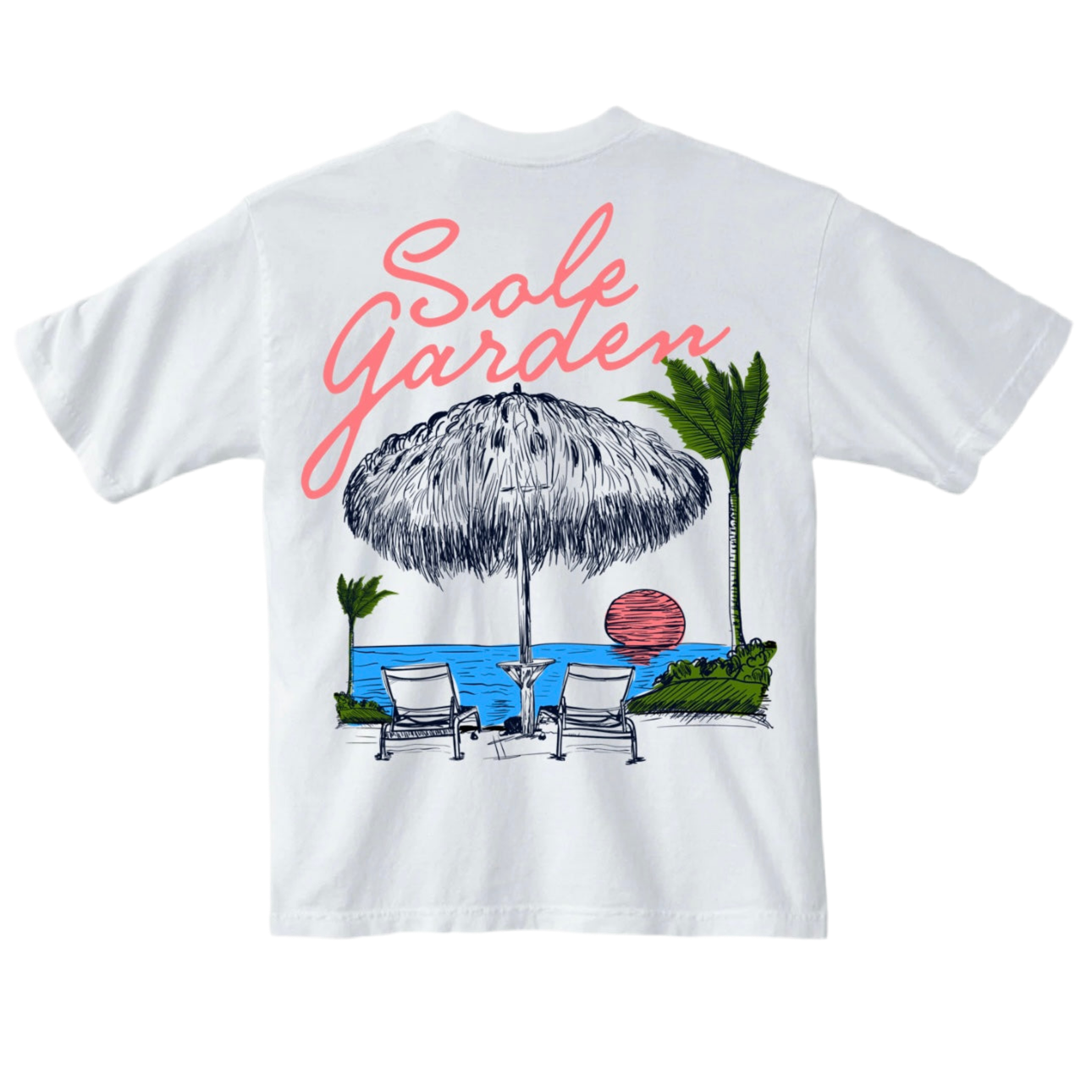 Sole Garden "Paradise" White T-Shirt