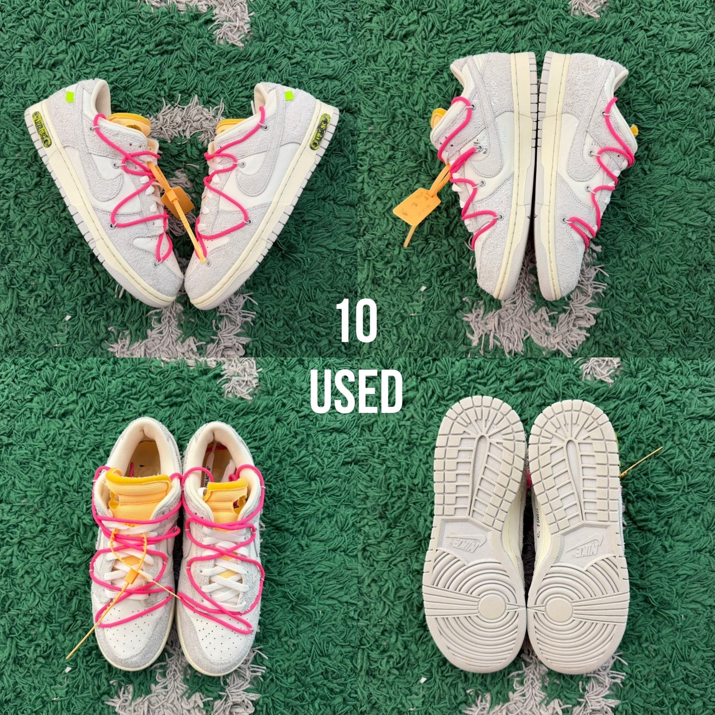 Nike Dunk Low Off-White 'Lot 17' USED