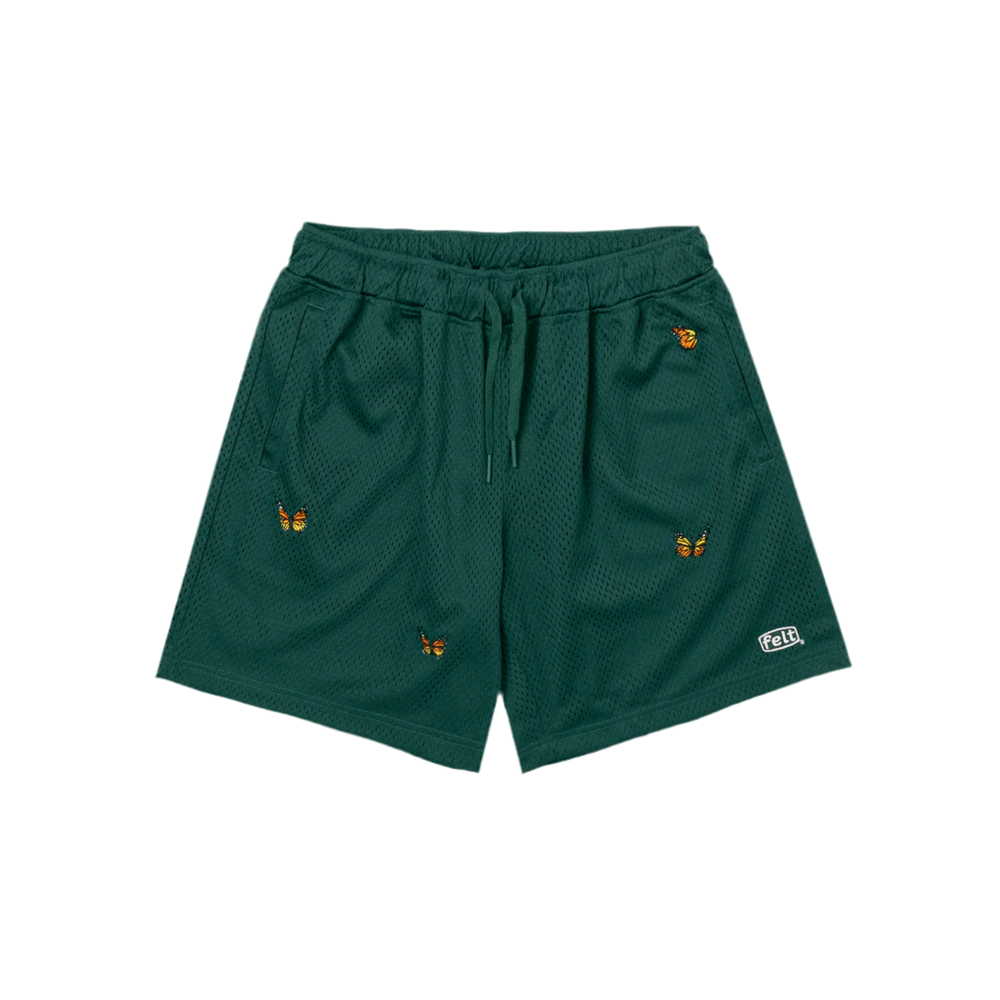 FELT "Home Team" Green Mesh Shorts