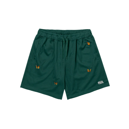 FELT "Home Team" Green Mesh Shorts