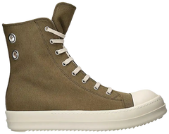 Rick Owens Ramones Leather High Top "Pale Green"