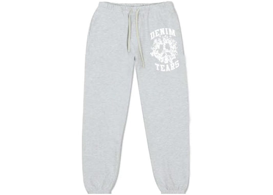 Denim Tears "Cotton Wreath Peace University" Heather Grey Pants
