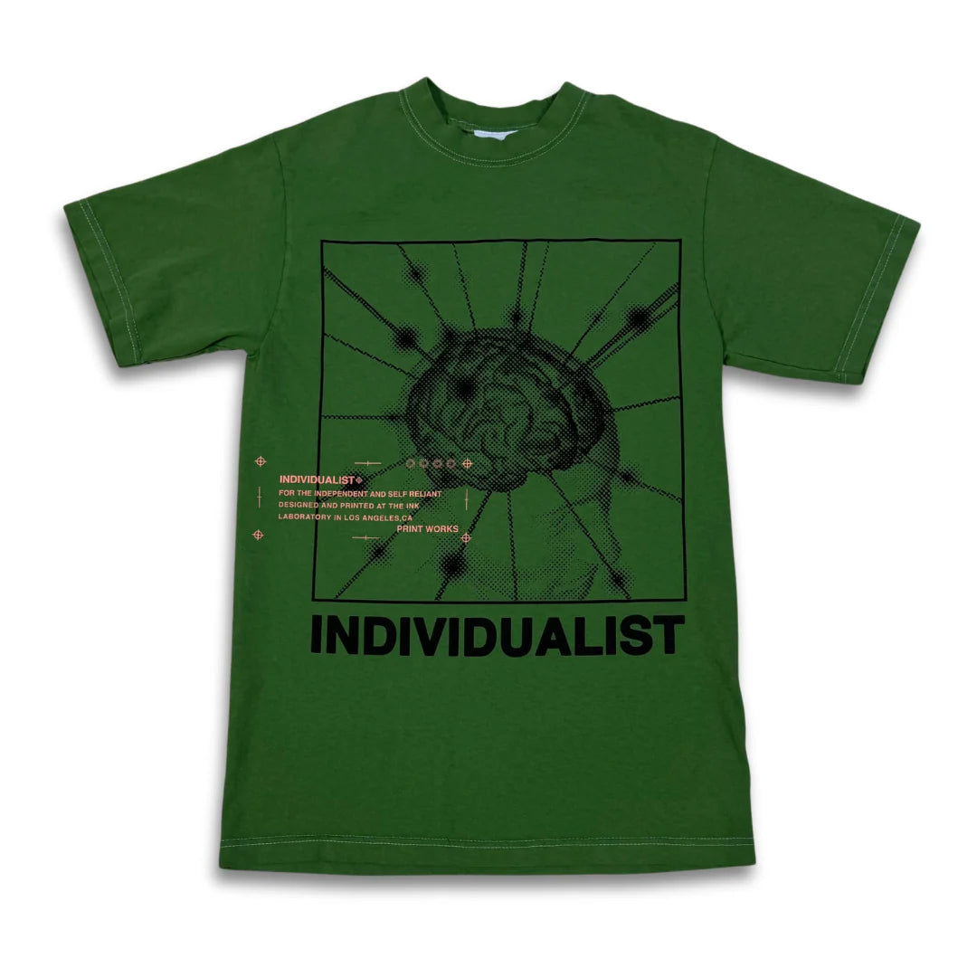Individualist “Knowledge of Self” Vintage Green Tee