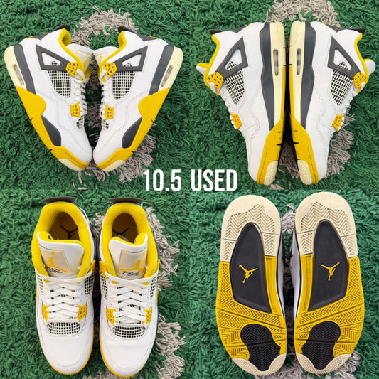 Jordan 4 Retro 'Vivid Sulfur' WMNS USED