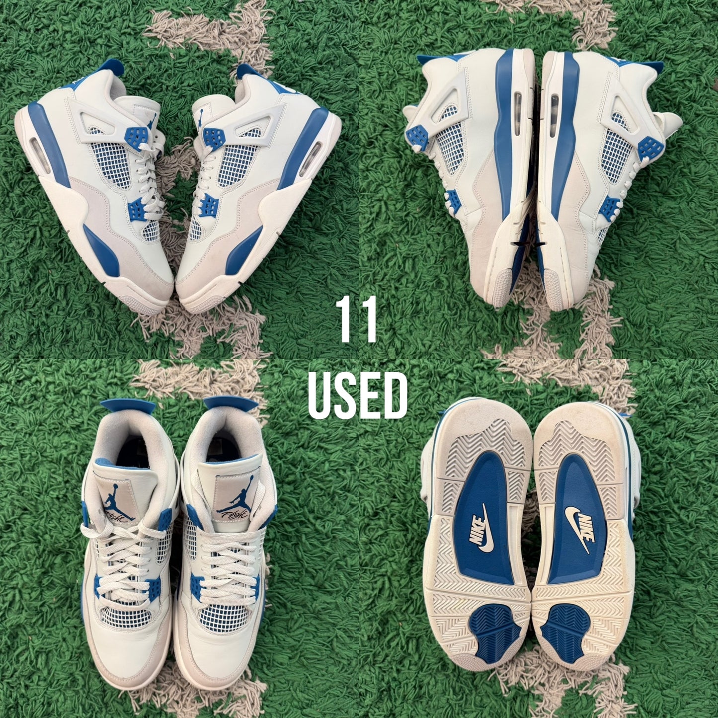 Air Jordan 4 Retro "Military Blue" 2024 USED