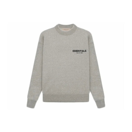Fear Of God Essentials Kids Dark Oatmeal Crewneck
