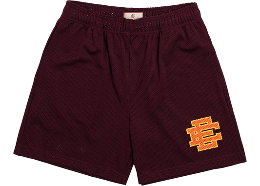 Eric Emanuel Maroon/Orange/Yellow EE Basic Shorts