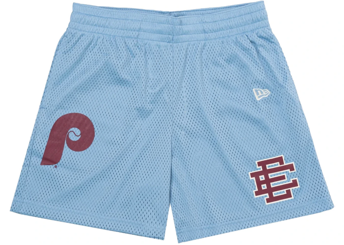 Eric Emanuel x New Era "Philadelphia Phillies" Light Blue EE Basic Shorts