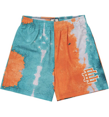 Eric Emanuel "Miami Dolphins Tie Dye" Orange/White/Teal EE Basic Shorts
