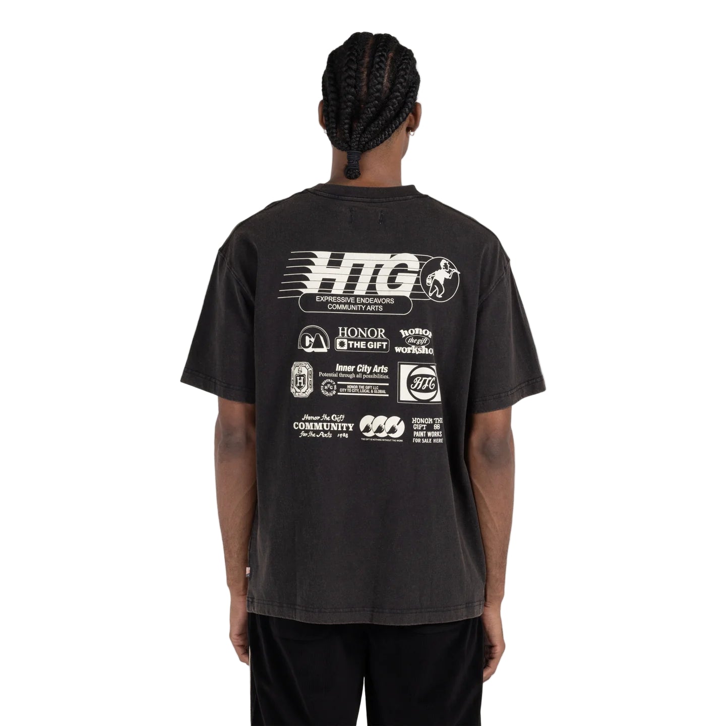 Honor The Gift "Paint Works" Black Tee