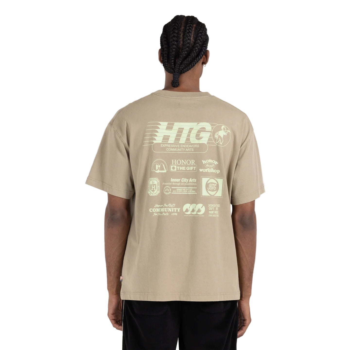 Honor The Gift "Paint Works" Taupe Tee