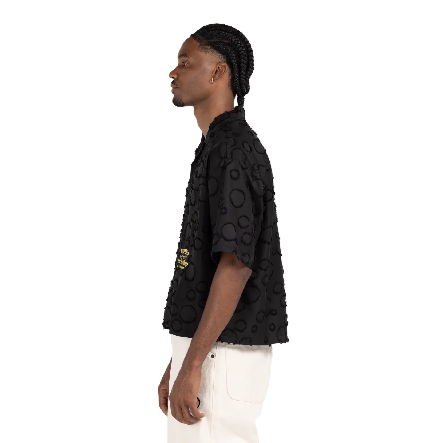 Honor The Gift "Polka Dot" Black Button Down Shirt