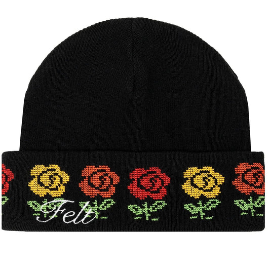 FELT "Heaven Knit" Black Beanie