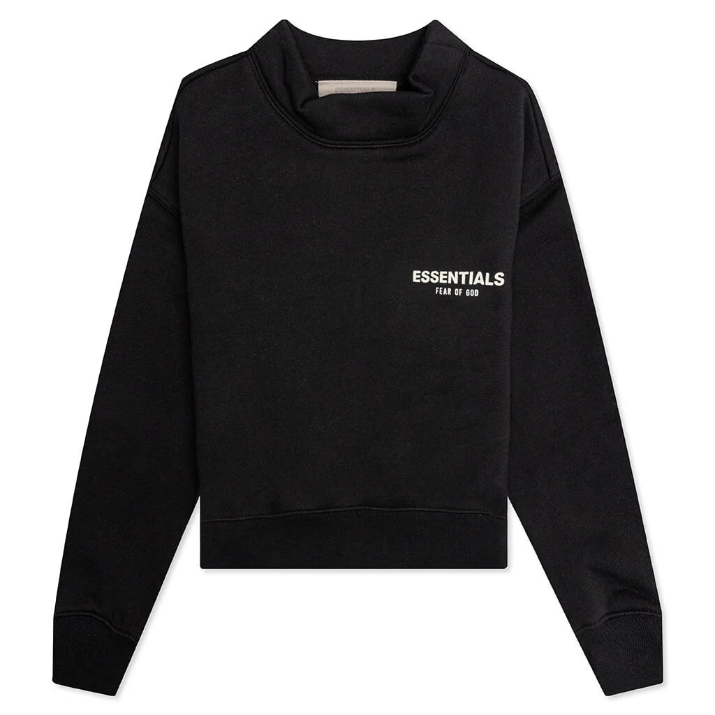 Fear Of God Essentials Kids "Stretch Limo" Mock Neck Sweater