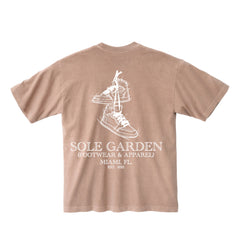 Sole Garden "Hanging Jays" Rose Quartz Tee