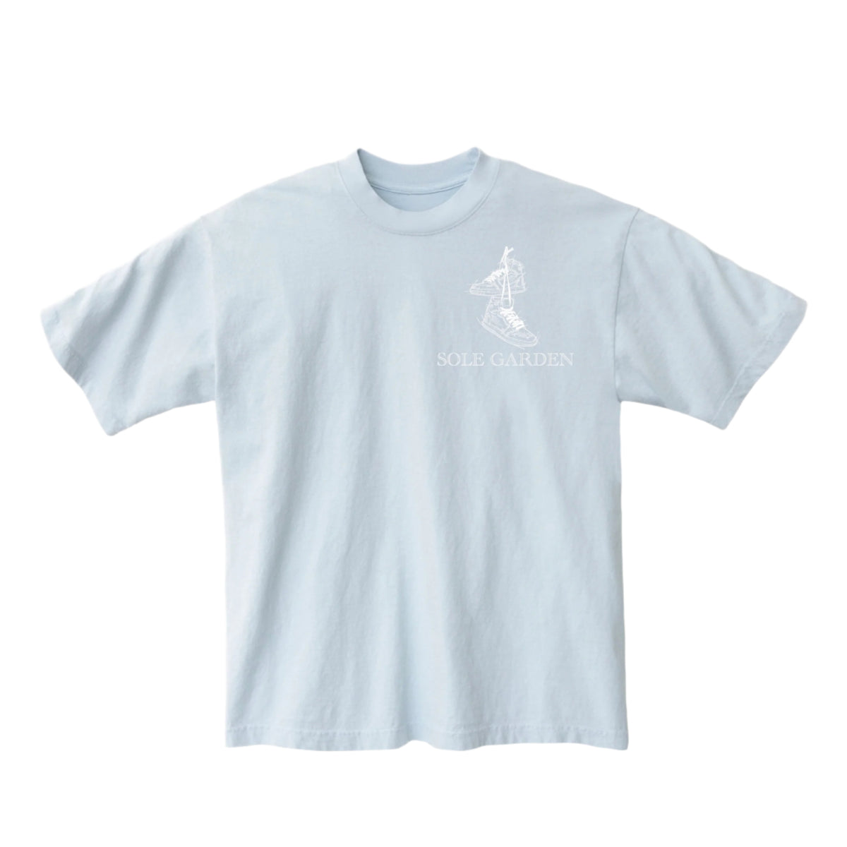 Sole Garden "Hanging Jays" Light Blue T-Shirt