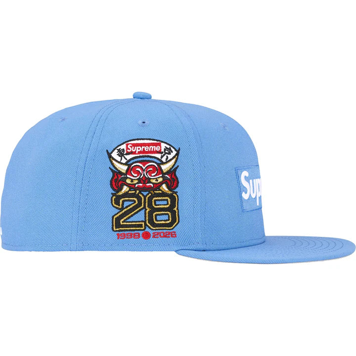 Supreme 'Shop Box Logo' New Era 59Fifty Light Blue Fitted Hat