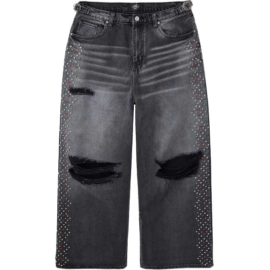 HMDD 'H-Star' Baggies Denim Pant Black