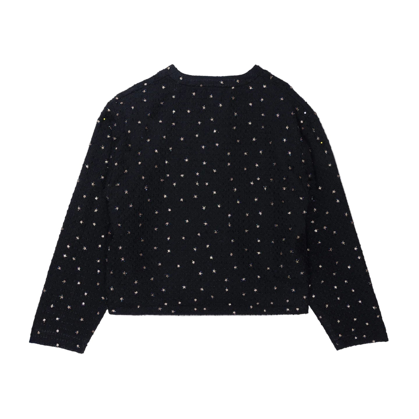 Honor The Gift "Gifted Floral" Beaded Black Cardigan