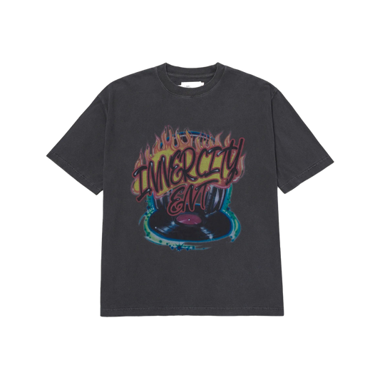 Honor The Gift "Vinyl Airbrush" Black Tee