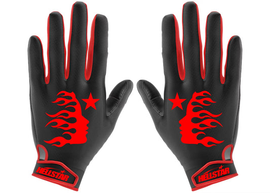Hellstar "Logo" Black Football Gloves