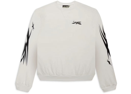 Hellstar "Sports" White Crewneck