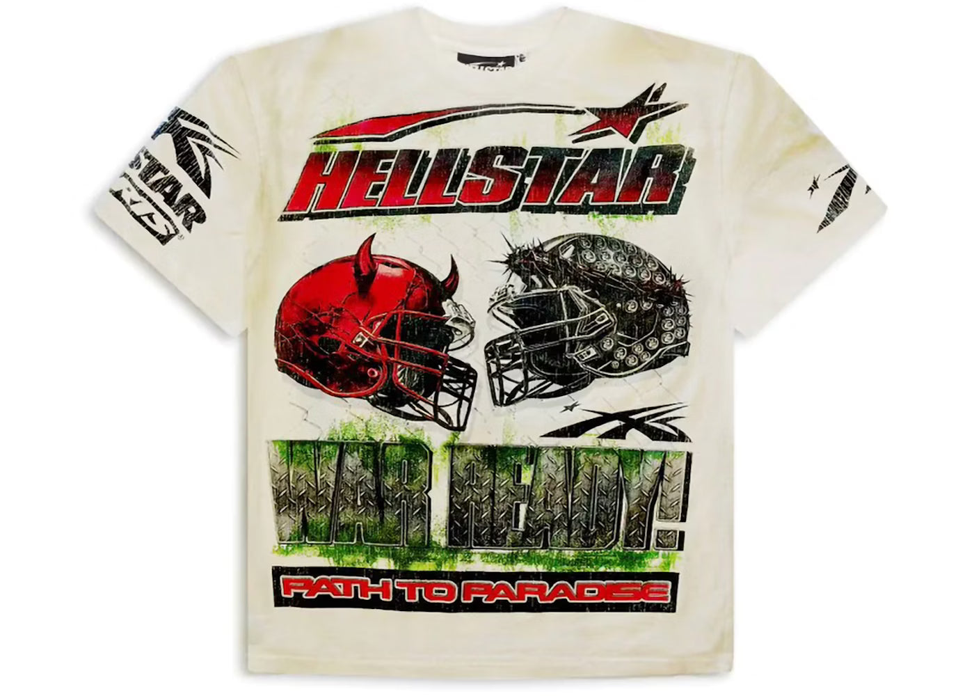 Hellstar "War Ready" Vintage White Tee