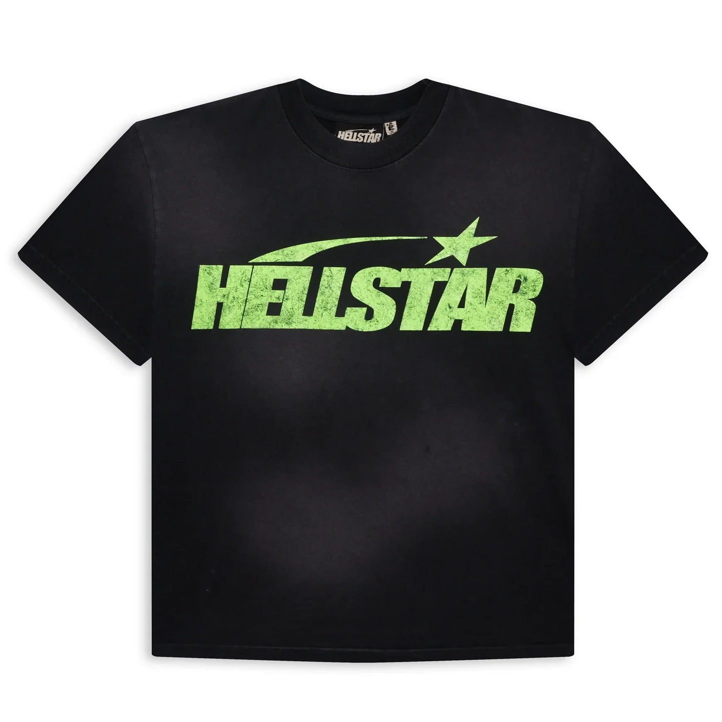 Hellstar "Classic Green Logo" Black Tee
