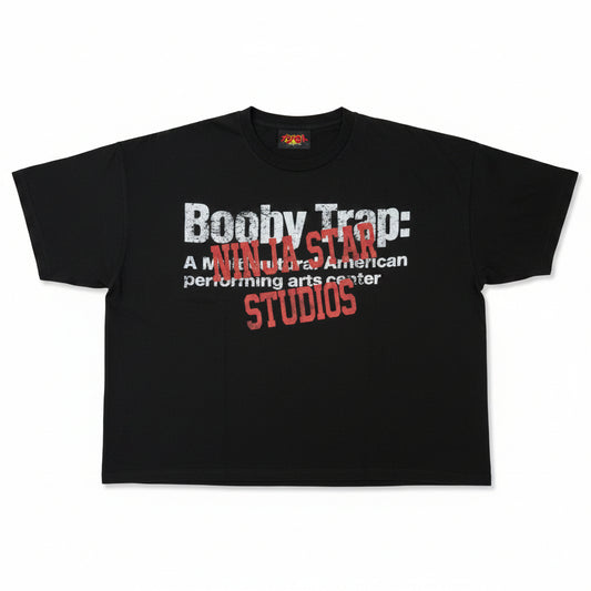 Fujimoto Shirt 'Booby Trap' Faded Black Tee