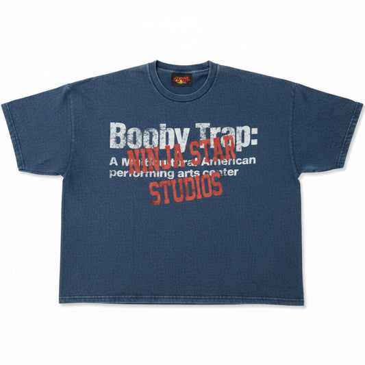 Fujimoto Shirt 'Booby Trap' Denim Blue Tee