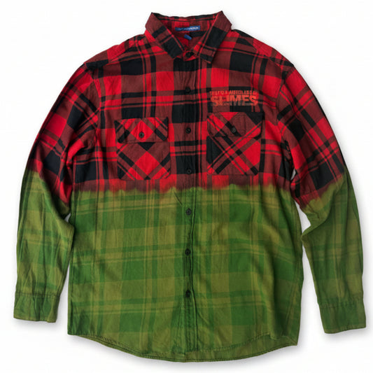 That’s A Awful Lot Of Cough Syrup 'Slimes Flannel' Red Green Dip-Dye Flannel