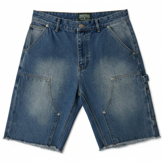 Workwear Righteous 'Blue Denim' Shorts