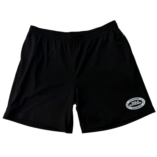 Sole Garden "Wynwood Circle Logo" Black Shorts