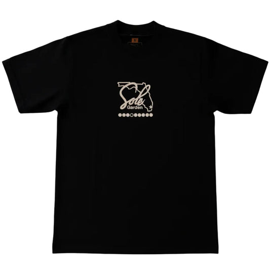 Sole Garden x The 3o5 “Barcode” Black Tee