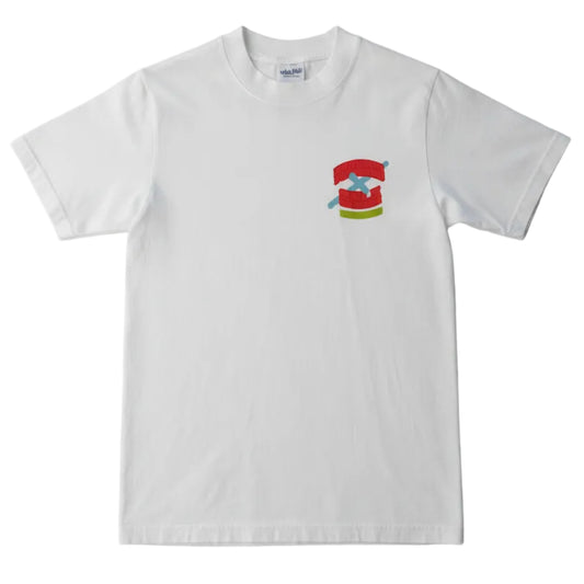 Sole Garden x Dugeon Forward "Red Dipped Sample" White Tee