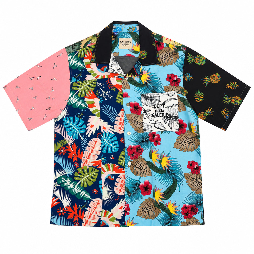 Gallery Dept. 'Leaf Print' Short-Sleeve Shirt