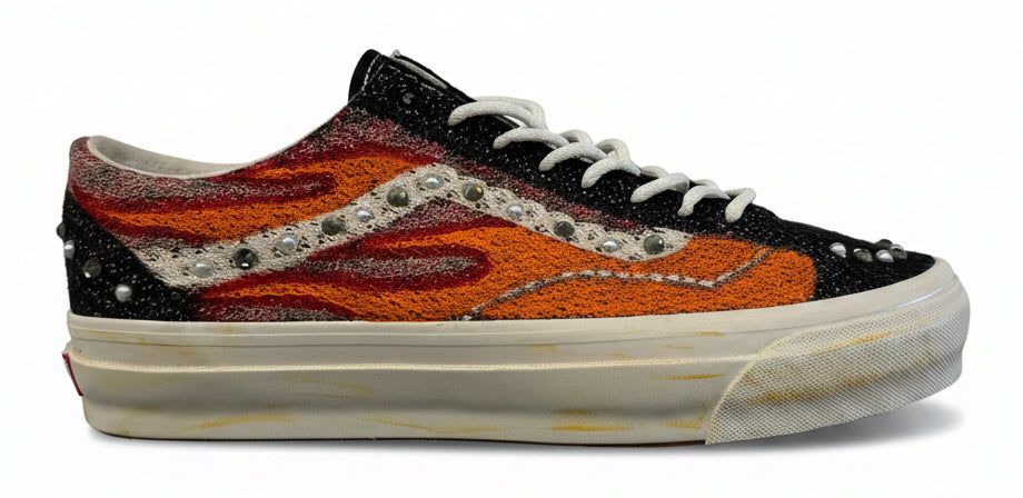 Fujimoto OTW Old Skool 36 'Flame' Mismatched Gree/Orange Pearlized