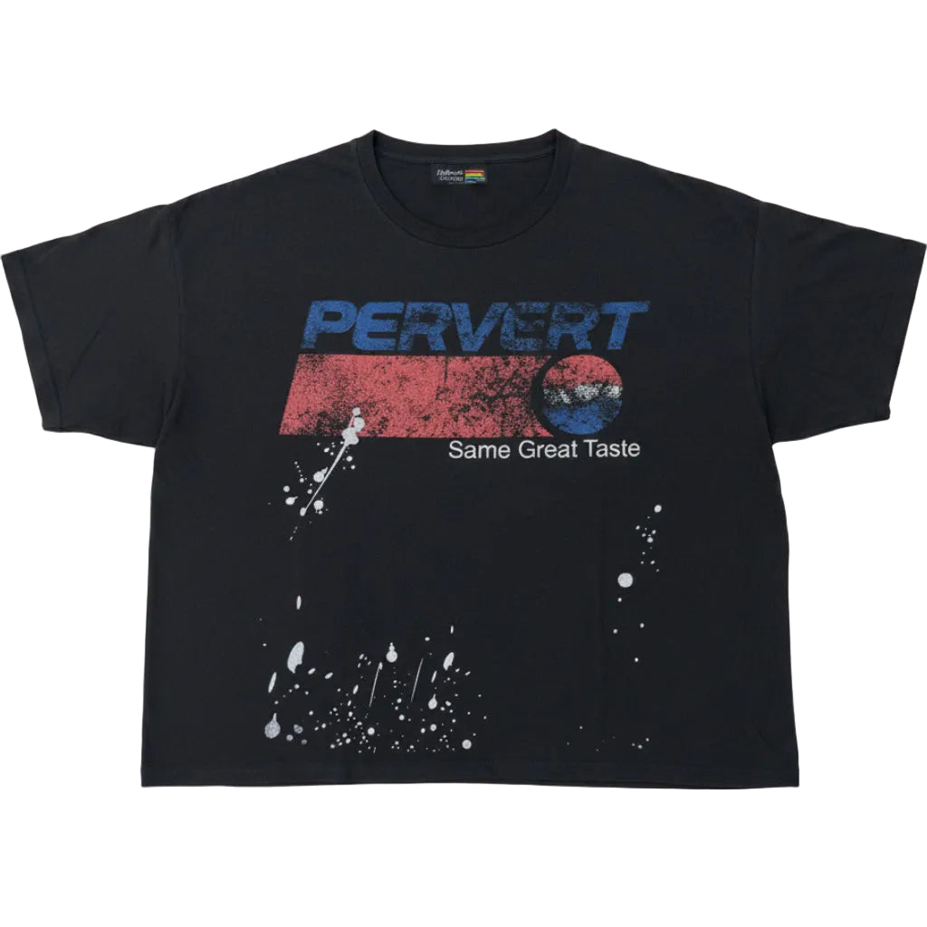 Fujimoto 'Pervert' Faded Black Tee
